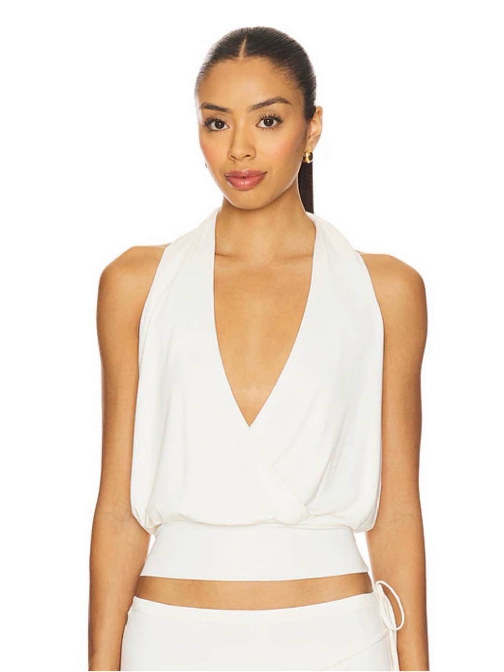 With Jean - Sharni top in off white XS